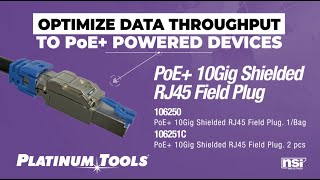 How To: PoE+ 10Gig Shielded RJ45 Connector 